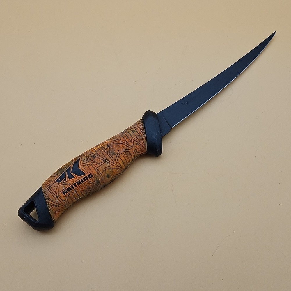 Kastking Fillet Knife Fishing 12" Orange Handle‎
